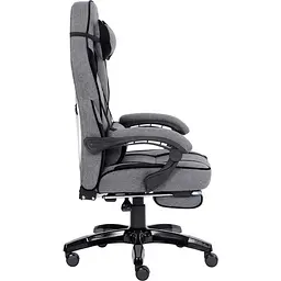 Геймерське крісло GT Racer сіре з чорним (X-2749-1 Fabric Gray/Black Suede) - мініатюра 6