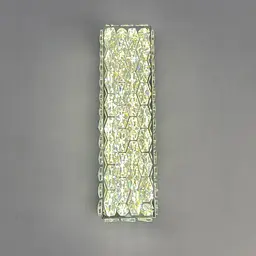 Стильний настінний LED світильник бра для спальні та передпокою Linisoln 595-420 CH хром кришталь 42 см 50W 3 режими - мініатюра 2