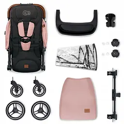 Прогулянкова коляска Kinderkraft Cruiser LX Pink - мініатюра 3