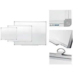 Офісна дошка Buromax JOBMAX magnetic, 90х120см, aluminum frame (BM.0003) - мініатюра 2