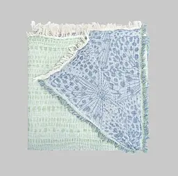 Муслінове покривало Sarev Blue-Yesil 220х240 см pbe0051321 - мініатюра 2