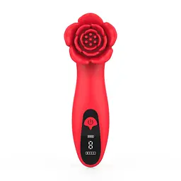 Розкішний вібратор для клітора Loviss Tona Rose Vibrator, у вигляді троянди, 9 режимів - мініатюра 2