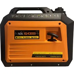 Інверторний бензиновий генератор Nik IG4300i 3.2/3.5 кВт [177159]