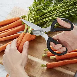 Ножиці кухонні KitchenAid Universal з захисним чохлом на лезо чорні (KQG351OHOBE) - мініатюра 5