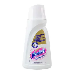 Засіб для виведення плям Vanish Oxi Action White для білих тканин 1 л