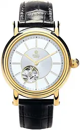 Чоловічий класичний наручний годинник Royal London 41151-03 механічний із шкіряним ремінцем