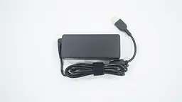 Блок живлення для ноутбука Lenovo 20V, 3.25A, 65W, USB+pin (Square 5 Pin DC Plug), чорний, Прямокутний - мініатюра 4