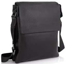 Чоловіча сумка з натуральної шкіри Tiding Bag чорна (SA25F-8873A) - мініатюра 3