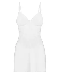 Пеньюар Obsessive Alissium chemise & thong, XL/2XL, мереживний ліф, стрінги в комплекті - мініатюра 4