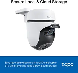 IP-Камера Tapo C510W 3MP N300 зовнішня поворотна TP-Link teh0016033 - мініатюра 4