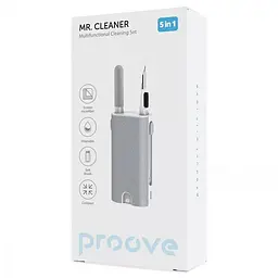 Багатофункціональний набір Proove Mr. Cleaner 5in1 для чищення електроніки та гаджетів Білий (MCS00000502) - мініатюра 7