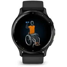 Смарт-годинник Garmin Venu 3 Slate Stainless Steel Bezel with Black Case and Silicone Band (010-02784-51) - мініатюра 6
