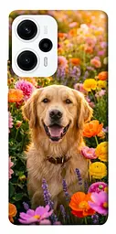 TPU чохол Demsky Flowery labrador для Xiaomi Poco F5 / Note 12 Turbo
