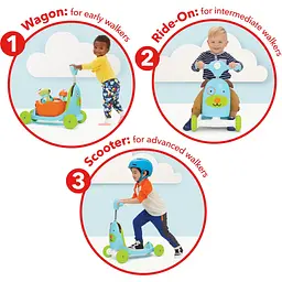 Самокат-толокар Skip Hop Zoo 3 в 1 Собачка (9H822910) - мініатюра 4