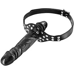 Кляп з подвійним фалоімітатором Fetish Tentation Double Penis Gag
