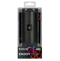 Портативна Bluetooth колонка Defender Enjoy S500 10Вт microSD USB TWS (Чорний) - мініатюра 5