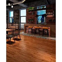 Самоклеюча вінілова плитка 3D Loft каштан, ціна за 1 шт. (СВП-002) - мініатюра 4