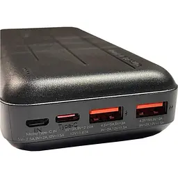 Зовнішній акумулятор XO PR188 20000mAh 22.5W Black [123249] - мініатюра 2