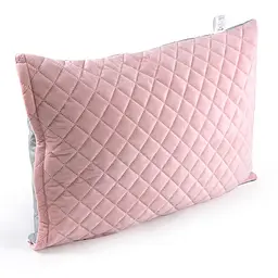 Чохол на подушку Руно велюр Pink and Grey ромб 50 х 70 см (382.55 Pink and Grey ромб)