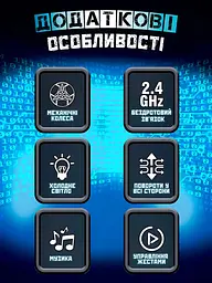 Робот-собака, інтелектуальна іграшка з керуванням жестами + джойстиком, Інноваційна іграшка робот акумуляторний + 2 джойстика + - мініатюра 7