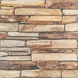 Панель стінова Sticker Wall 3D 680х680х4мм Коричневий сланець SW-00002002
