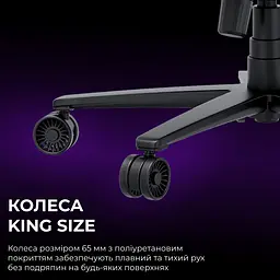 Крісло ігрове Anda Seat Novis Plus  XL Black PVC (AD23YC-XL-01-B-PV-B04) - мініатюра 9