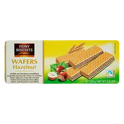 Вафлі Feiny Biscuits з начинкою з лісовим горіхом 250 г 
