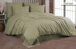 Постільна білизна Haki Yesili Сатин-Stripe Cotton Shine pbe0051275