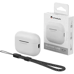 Чохол AhaStyle Colorful Silicone Case для AirPods Pro 2 White [CP-187-2-C-WE] [133848] - мініатюра 4