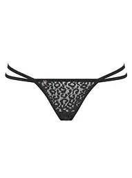 Стрінги з сексуальними ланцюжками Obsessive Pantheria L/XL чорний - мініатюра 7