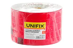 Скотч двосторонній універсальний Unifix 19 мм x 10 м спінена біла - мініатюра 2