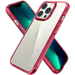 Оригінальний протиударний чохол Spigen Ultra Hybrid для iPhone 13 Pro (6.1") Red Crystal (ACS03263) - мініатюра 5