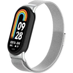 Ремінець ArmorStandart Milanese Magnetic Band для Xiaomi Smart Band 8 / 9 / 10 Silver (ARM69917) [94760]