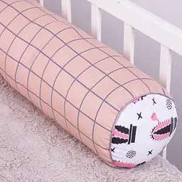 Захисні валики-бортики MirSon Kids Time 18-0004 Pink Cactus, рожеві, 2 шт. - мініатюра 4