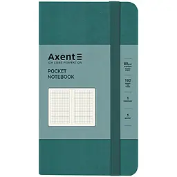 Книга записна Axent Partner 95х140 см 96 аркушів клітинка лазурна (8301-63-A)