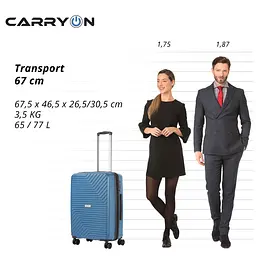 Валіза CarryOn Transport (M) Blue Jeans (502408) - мініатюра 11