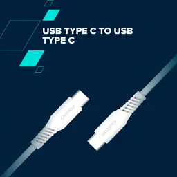 Дата кабель USB-C to USB-C 1.2m CC100SC 100W White Canyon (CNS-CC100SC12W) - мініатюра 2