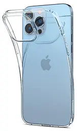 Чохол прозорий протиударний Spigen Liquid Crystal ACS03197 для iPhone 13 Pro Max (6.7") Crystal Clear