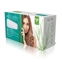 Подушка Ideia Aloe Vera 70х50 см білий (8-12932) - мініатюра 5