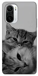TPU чохол Demsky Grey cats для Xiaomi Redmi K40 / K40 Pro / K40 Pro+ / Poco F3