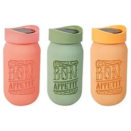 Банка Herevin 2024 Colours Plastic Lid 1 л в асортименті (149377-150) - мініатюра 1