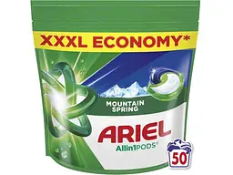 Капсули для прання ARIEL 50шт Pods All-in-1 Гірське джерело