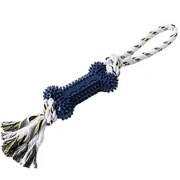 Інтерактивна іграшка для дресирування собак Derby Tug Ball Toy з кісточкою - мініатюра 1