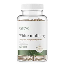 Натуральна добавка Vege White Mulberry, 60 вегакапсул OstroVit vit0004229