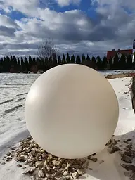 Декоративний садовий світильник SuperLED Balli куля 25 см - мініатюра 5