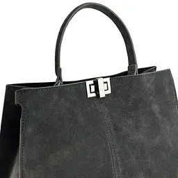 Сумка жіноча класична кроссбоді із натуральної замші Firenze F-IT-76133DG Сіра - мініатюра 8