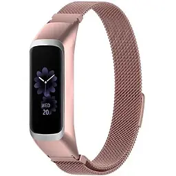 Ремінець-бампер DK Samsung Galaxy Fit2 (R220) Metal Milanese Loop Magnetic (pink rose) - мініатюра 3