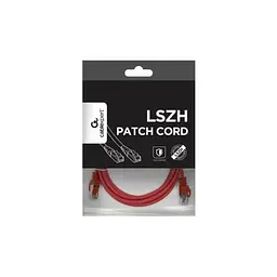 Патч-корд 2м S/FTP Cat 6A CU LSZH red Cablexpert (PP6A-LSZHCU-R-2M) - мініатюра 4