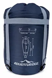 Спальник Adventuridge Весна-осінь +3°C Поліестер Синій з блакитним
