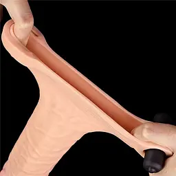 Насадка на пеніс Add 2 Pleasure X Tender, 19 см (тілесний) - мініатюра 5
